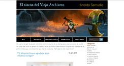 Desktop Screenshot of elviejoarchivero.com